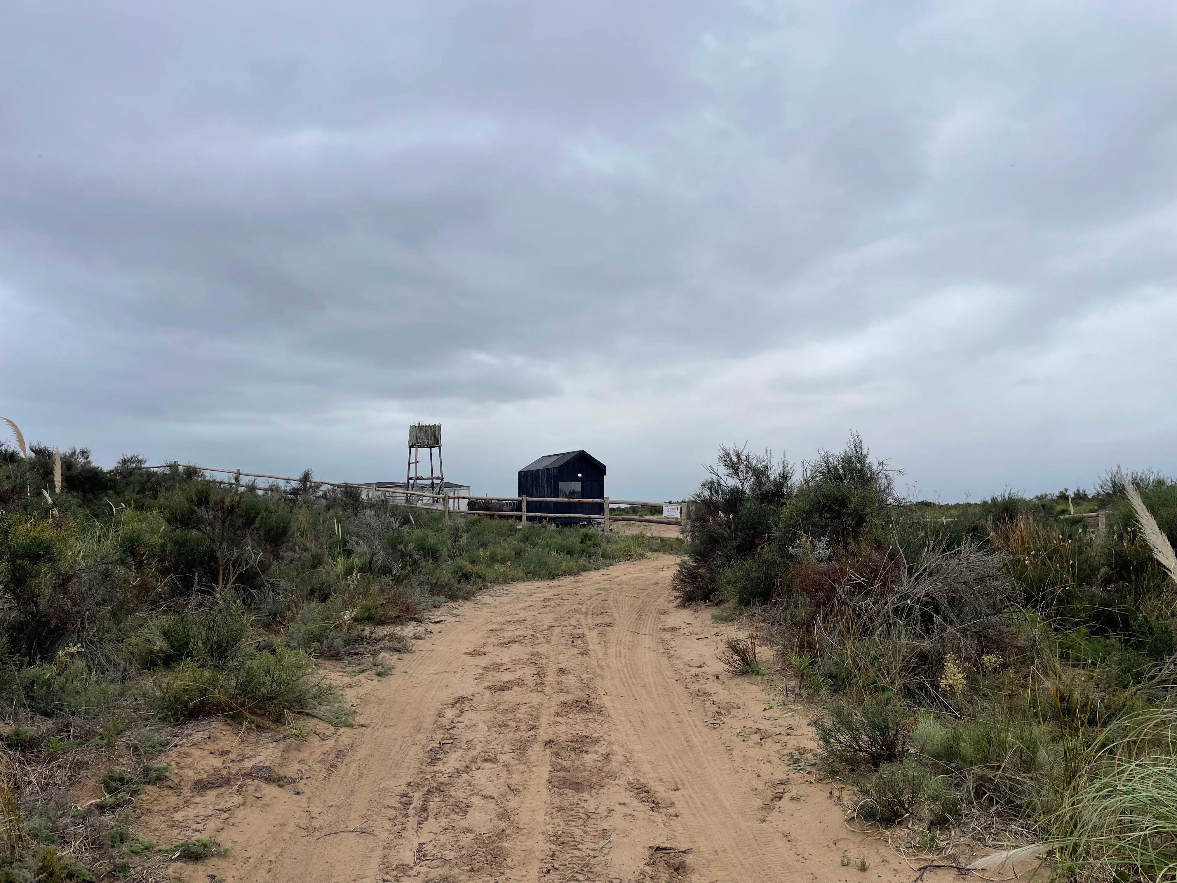 Secure entrance to the Argentine bunker